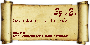 Szentkereszti Enikő névjegykártya